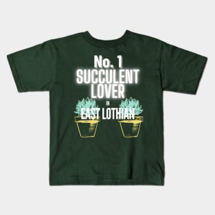 No.1 Succulent Lover In East Lothian Kids T-Shirt